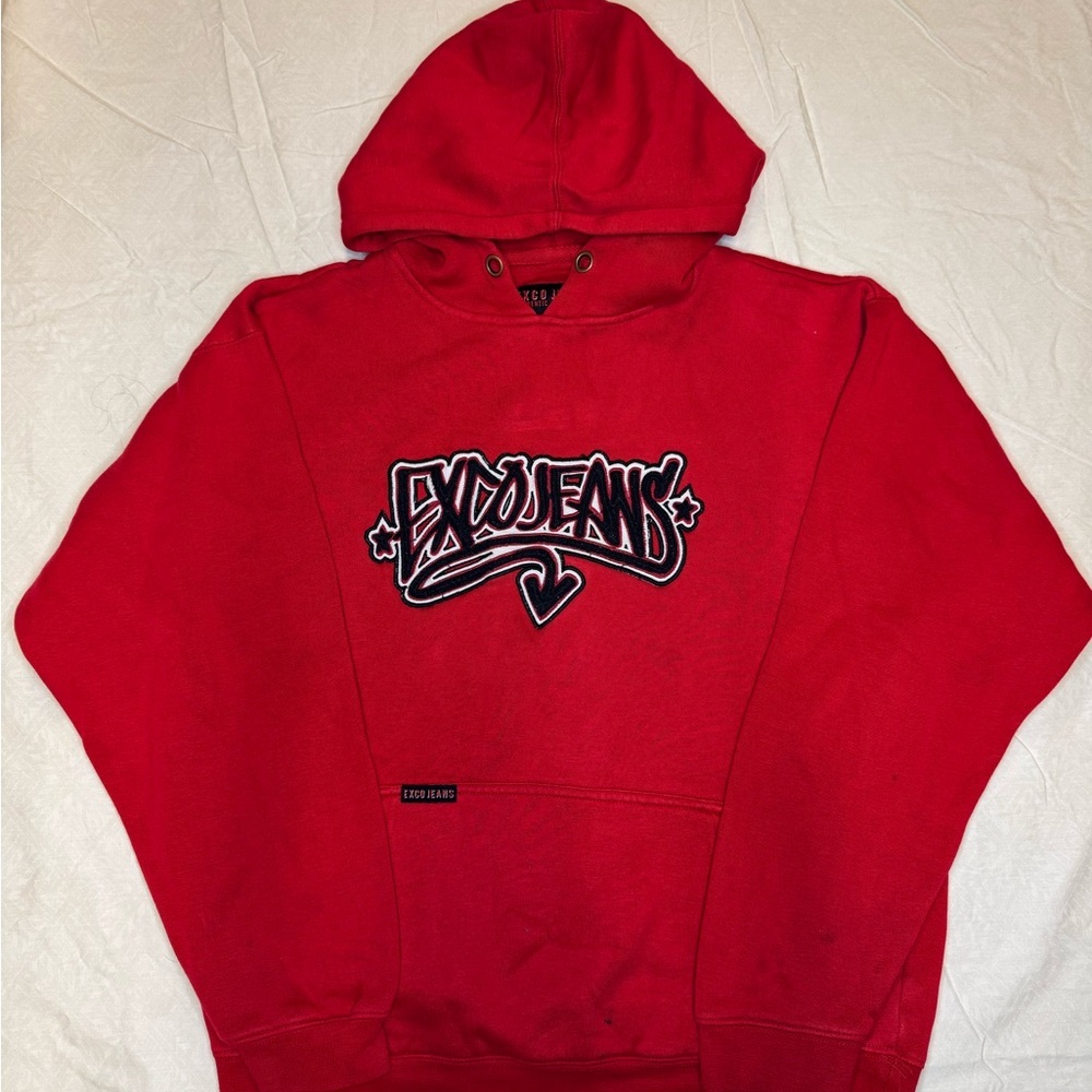 Excojeans Red Men's Hoodie